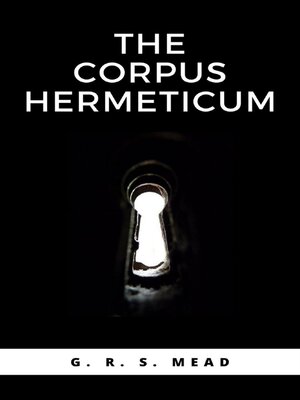 cover image of The Corpus Hermeticum